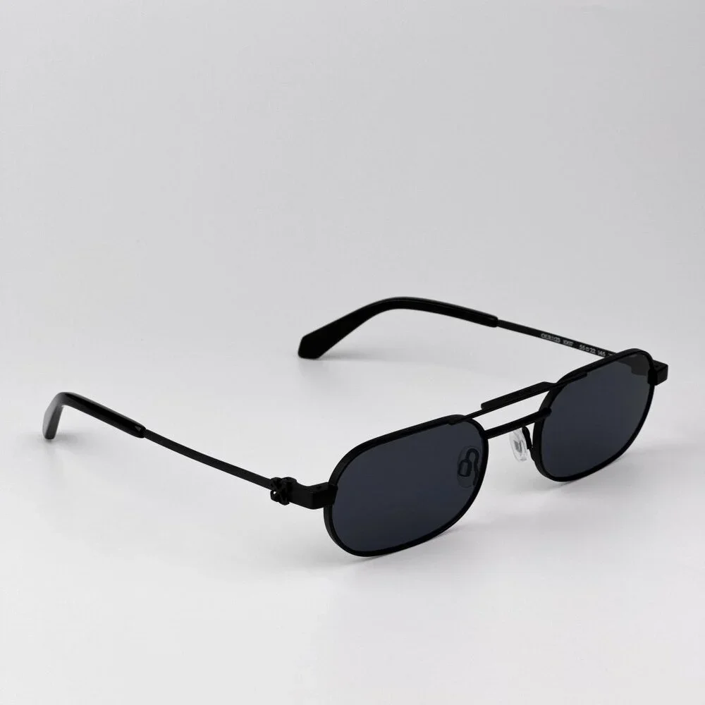 Off-White VAIDEN Men Sunglasses – Black Oval Frame | Model OERI123 1007